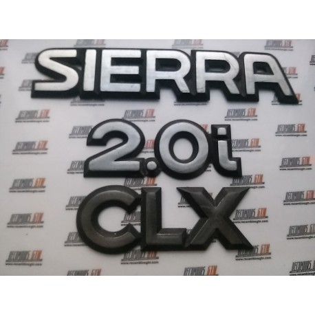 Ford Sierra. Anagrama Sierra 2.0i CLX