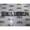 Renault 21. Anagrama metalico