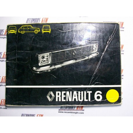Renault 6. Manual de entretenimiento
