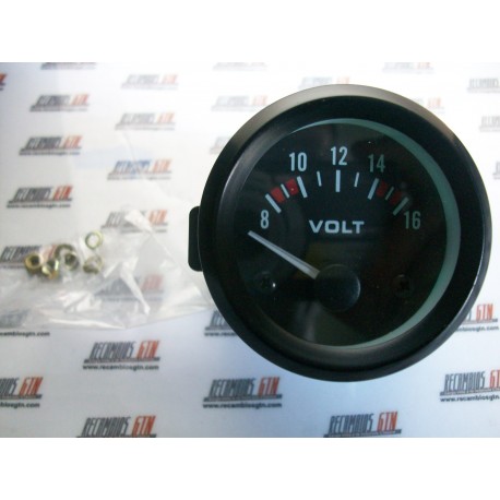 Reloj voltimetro batería