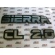 Ford Sierra. Anagrama Sierra CL 2.0