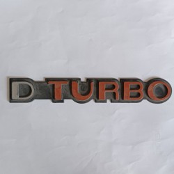 Peugeot. Anagrama D TURBO