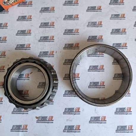 Rodamiento de rodillos cónicos tipo TS 16282. Diámetro interior 38.1 mm, Diámetro exterior 72 mm, Anchura 19 mm.