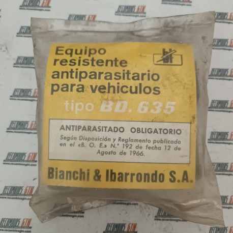 JUEGO ANTIPARASITARIO PARA CABLES ABLES IGNICION, BUJIAS