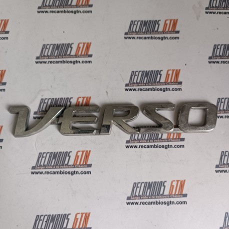 Toyota Verso. Anagrama Verso