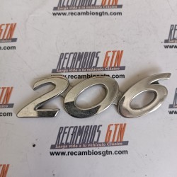 Peugeot 206. Anagrama 206